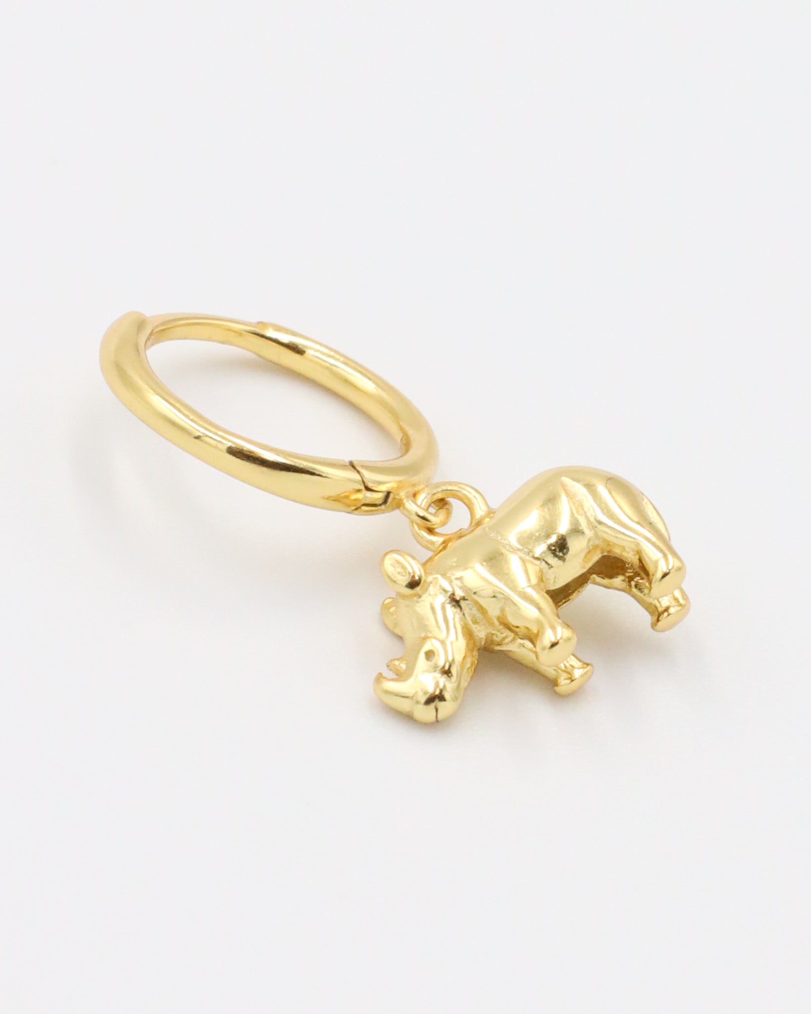 Rhino Ohrring