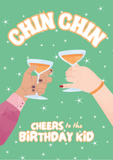 Cheers to the Birthday Kid Karte