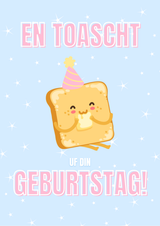 En Toascht uf din Geburtstag Karte