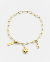 Genesis & Mini Buchstabe Charm Bundle Gold