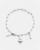 Genesis & Mini Buchstabe Charm Bundle Silber