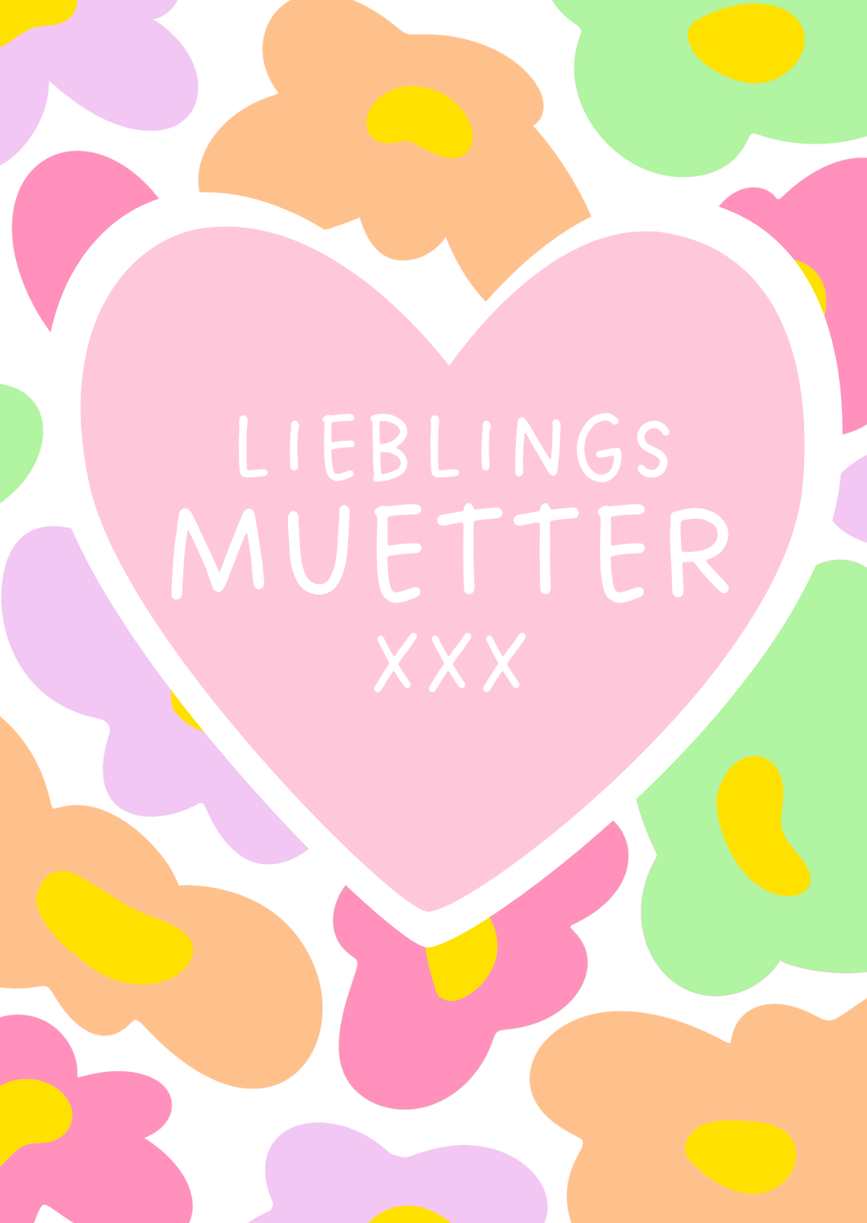 Lieblings Muetter Karte