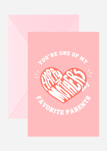 You're one of my favorite Parents Karte