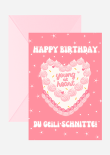 Happy Birthday du geili Schnitte Karte