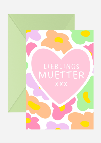 Lieblings Muetter Karte