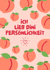 Ich lieb dini Persönlichkeit Karte