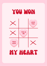 You Won my Heart Karte