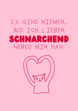 Schnarchend nebed mir Karte