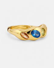 Yumi Ring in gold-plated 925 sterling silver, additional view