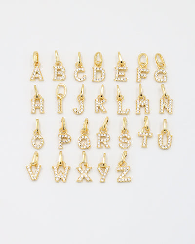 Sparkly Buchstabe Anhänger