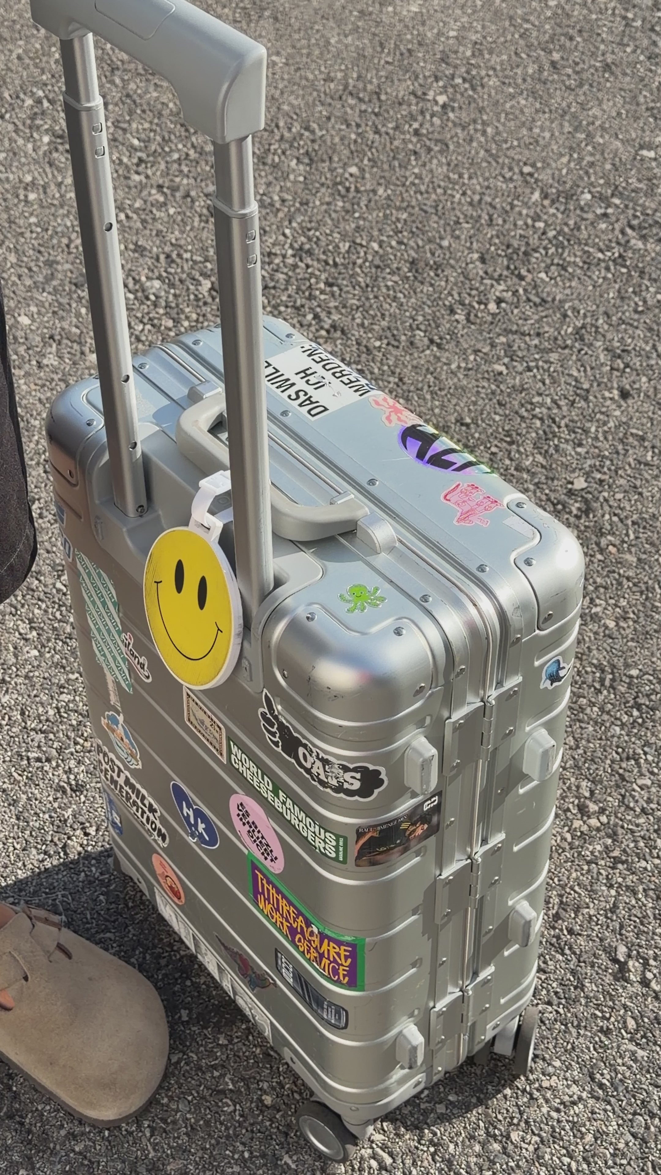 Smiley Kofferanhänger